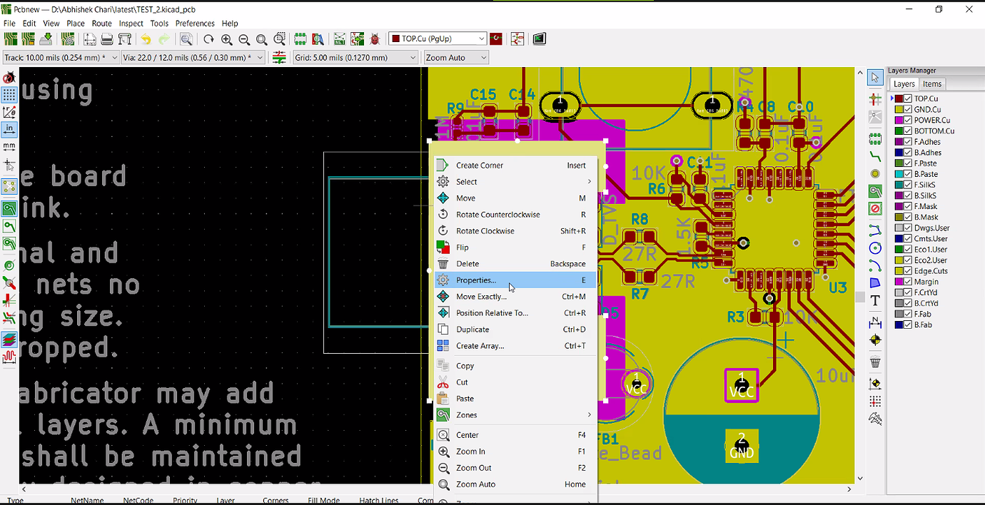 How to define minimum distance between zones Layout KiCad.info Forums