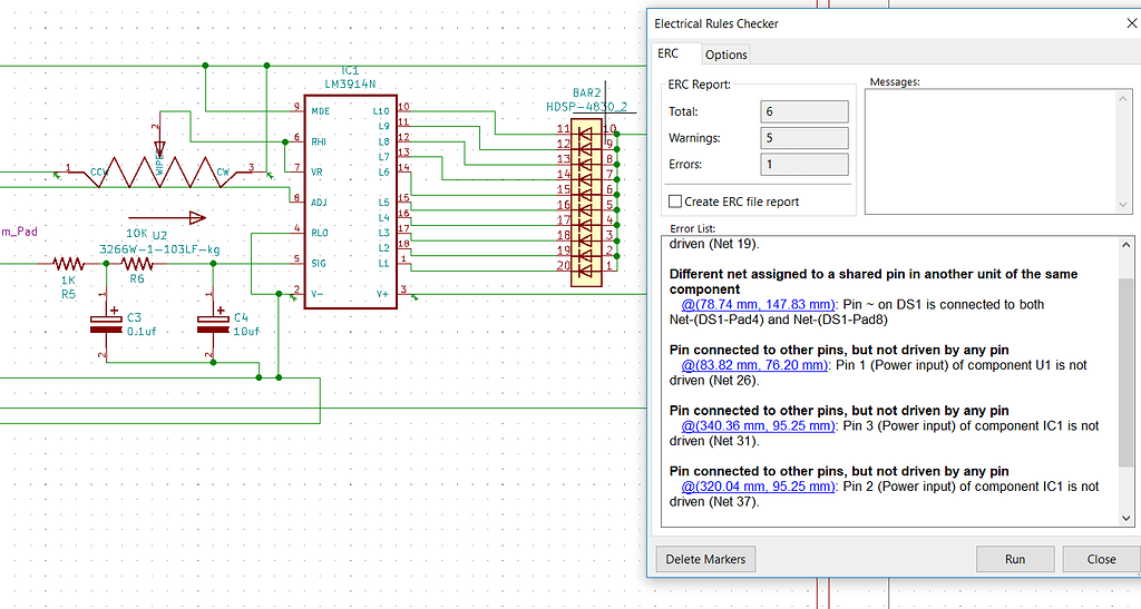Not driven errors Layout KiCad.info Forums