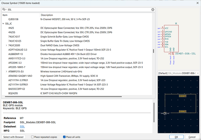 kicad search V7 with SSL