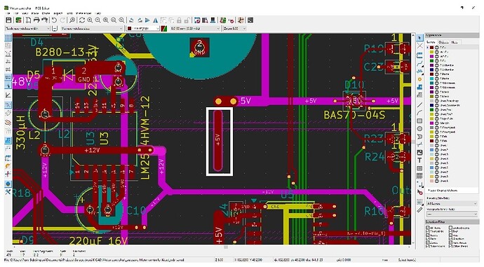 Kicad problem F.CU